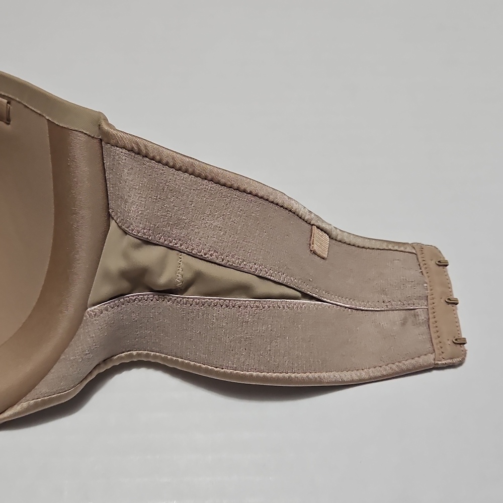 Warner's Seamless Strapless Padded Underwire Bra - Tan Size 34D - Picture 7 of 8